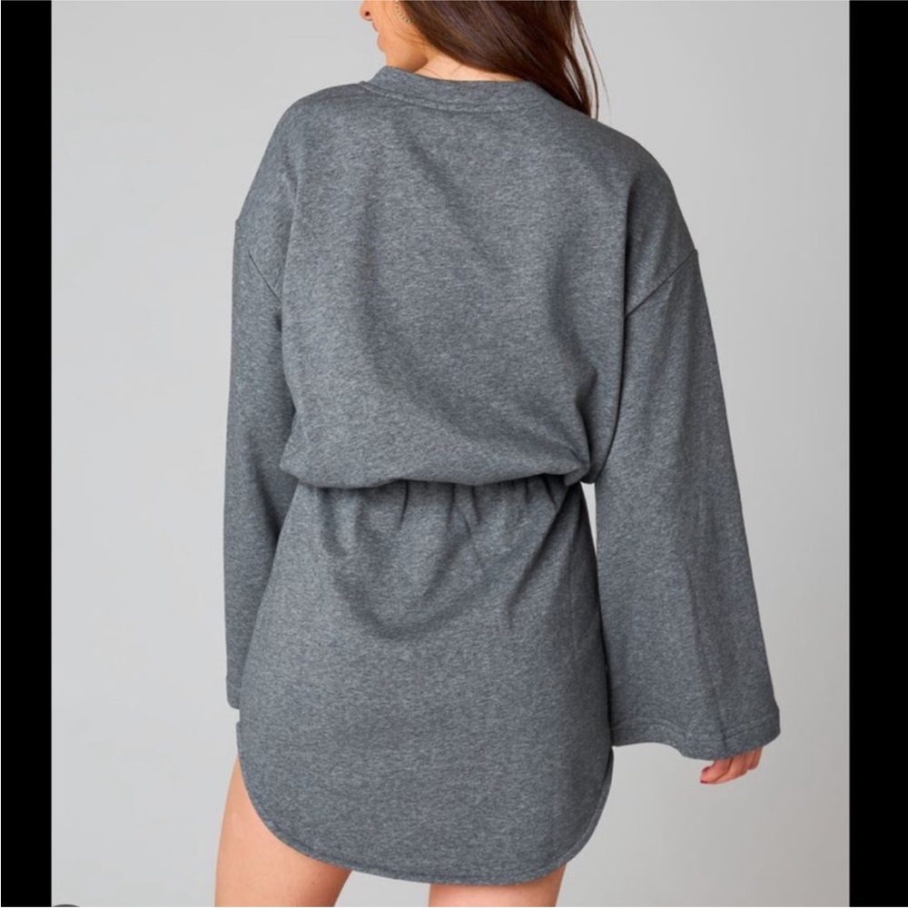 Buddy Love Willa Sweatshirt Dress in Gray SZ S NWT - Picture 2 of 6